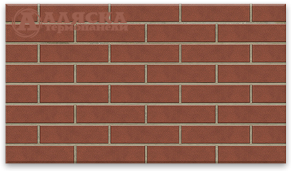 Фасадная термопанель Аляска 35 Amsterdam red