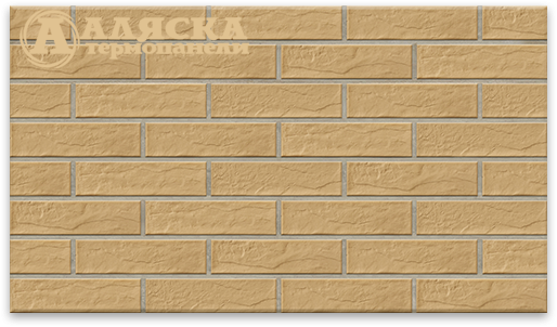 Фасадная термопанель Аляска 04 Sand Rustic