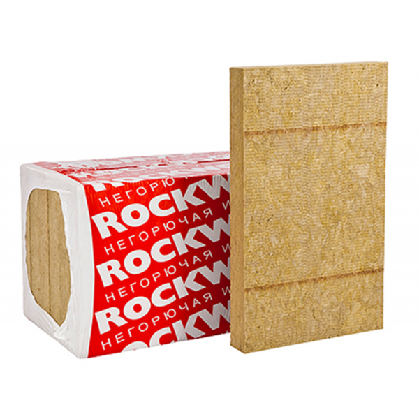 Утеплитель Rockwool (Роквул), Венти Баттс 50мм (плотность 90 кг/м3)