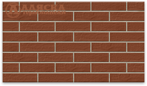 Фасадная термопанель Аляска 08 Rot Rustic