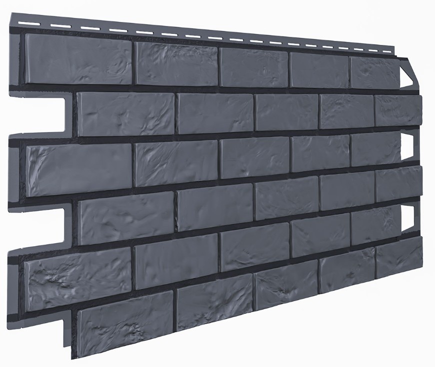 Фасадные панели (Цокольный Сайдинг) Технониколь Оптима Кирпич Серый