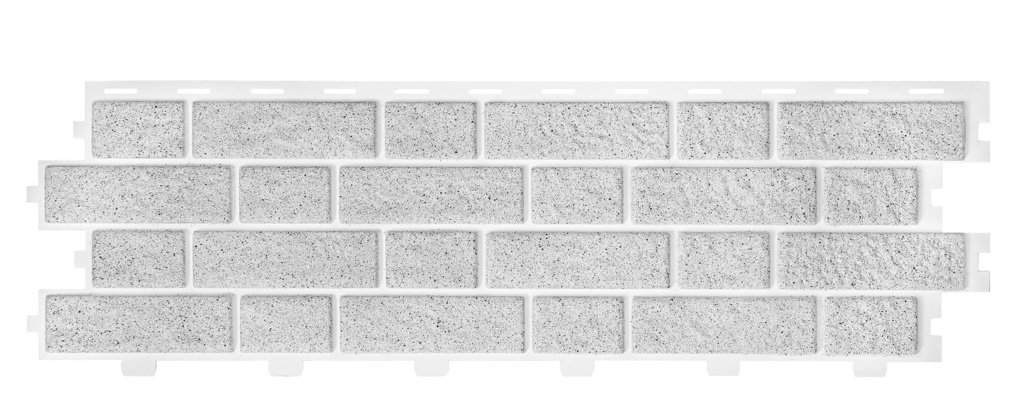 Фасадные панели (цокольный сайдинг) Tecos BRICKWORK Серый меланж