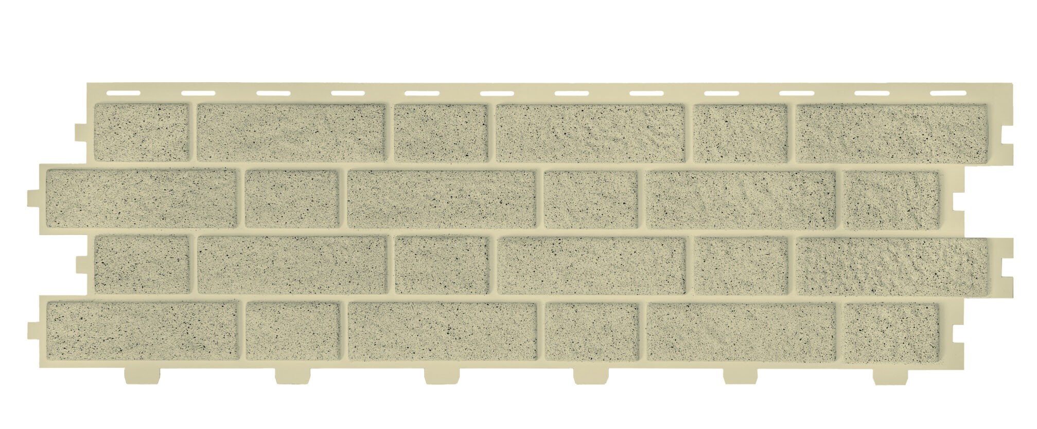 Фасадные панели (цокольный сайдинг) Tecos BRICKWORK Бежевый меланж