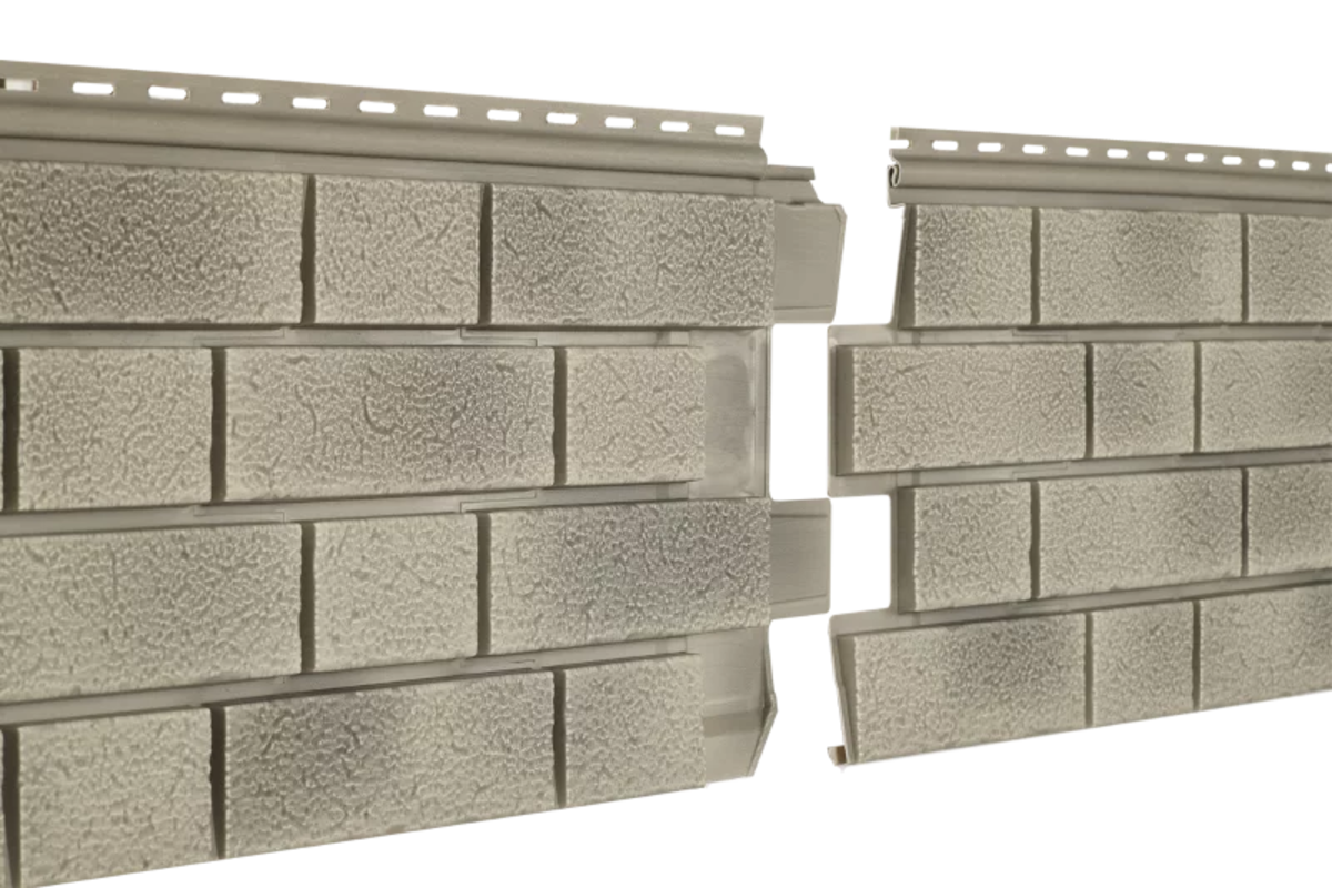 Фасадные панели (цокольный сайдинг) Ю-пласт Стоун Хаус S-Lock Балтик Цемент