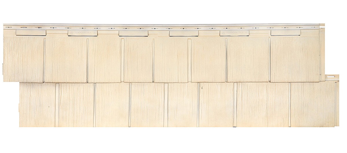 Фасадные панели (цокольный сайдинг) Т-сайдинг коллекция  Сайдинг ЩЕПА ПИХТА ЭКО-2 - Кедр (Саяны)
