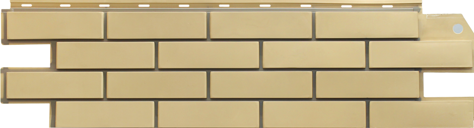 Фасадные панели (цокольный сайдинг) Steindorf коллекция Кирпич Светло-бежевый прокрашенный шов