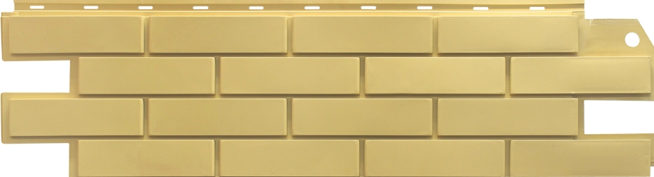 Фасадные панели (цокольный сайдинг) Steindorf коллекция Кирпич Светло - Желтый
