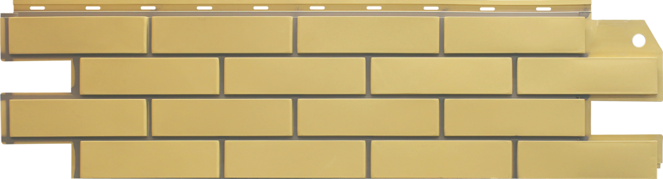 Фасадные панели (цокольный сайдинг) Steindorf коллекция Кирпич - Желтый прокрашенный шов
