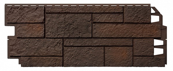Фасадные панели VOX кирпич Sandstone (Сандстоун) - Dark Brown Темно-коричневый