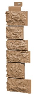Угол наружный Fineber коллекция Дикий камень Терракотовый