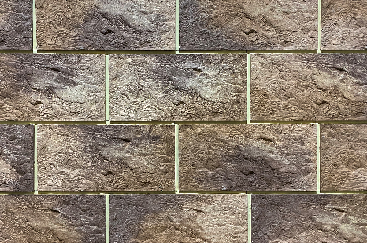 Фибробетонные панели «Каньон» - Вентилируемый фасад "Песчаник с перекрытием шва" - 31