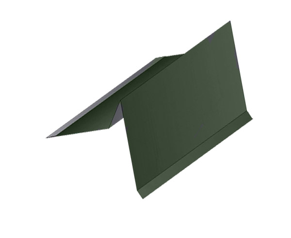 Торцевая для мягкой кровли Технониколь Shinglas Хромовая зелень 6020 (0,5 сталь) - 2 м