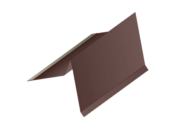 Торцевая для мягкой кровли Tegola коричневая 8017 (0,5 сталь) - 2 м