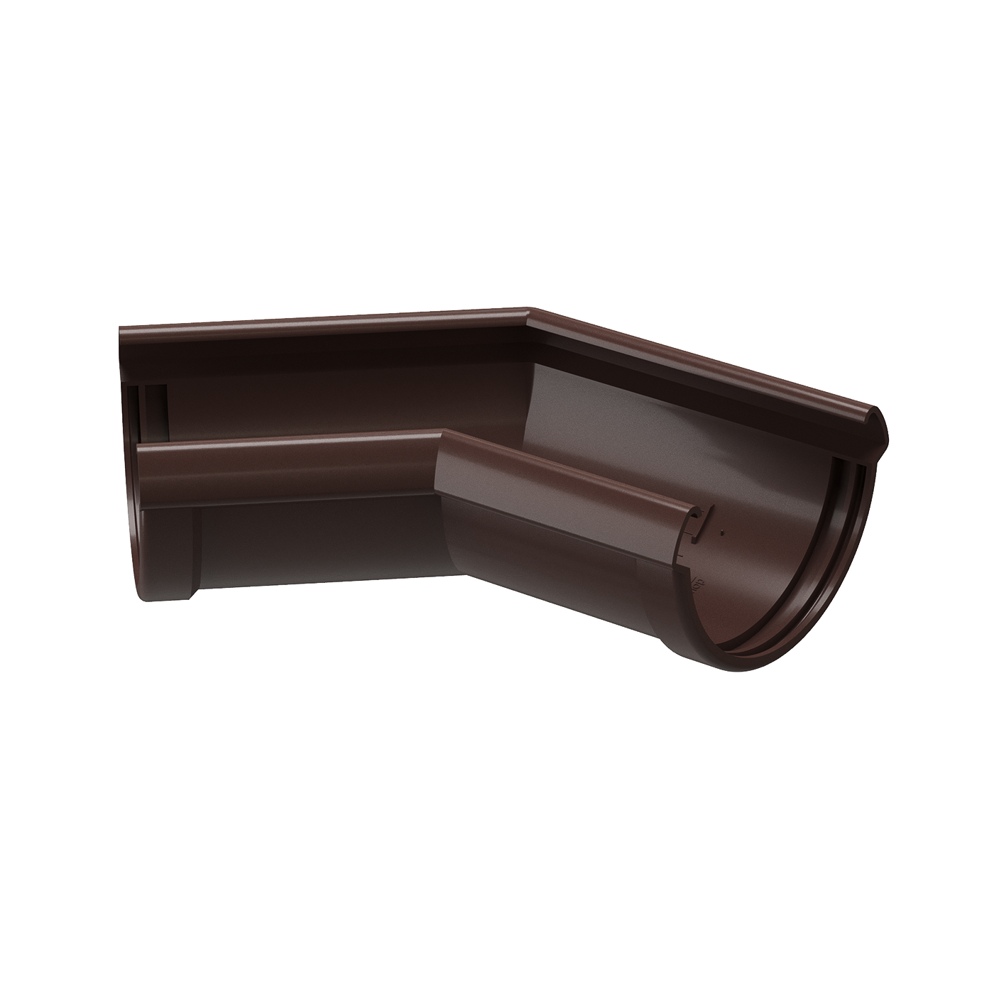 Угловой элемент 135° Docke LUX (Германия) Коричневый  (Шоколад)