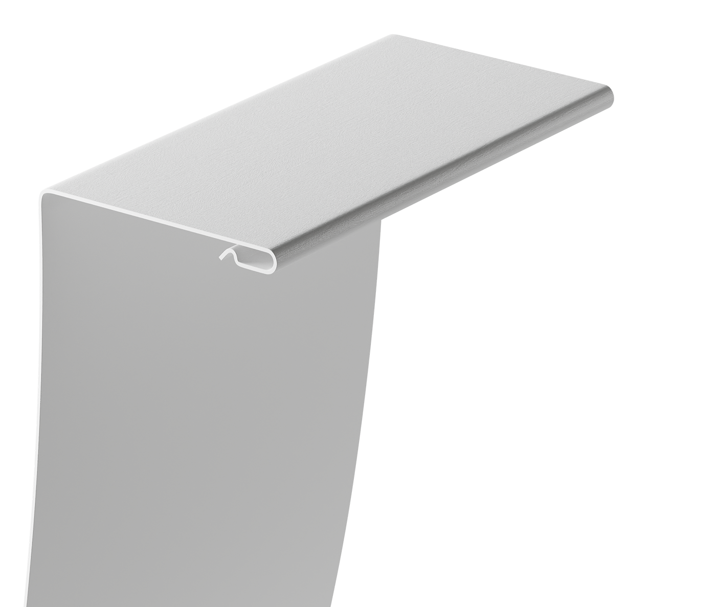 Универсальный околооконный профиль 89/254 мм, Пломбир (белый) длина 3.6м
