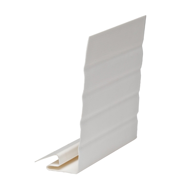 J-фаска ( ветровая, карнизная планка ) белая для сайдинга Альта-Профиль