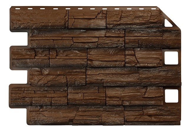 Фасадные панели (цокольный сайдинг) Royal Stone (роял стоун) коллекция Скалистый камень - Виннипег