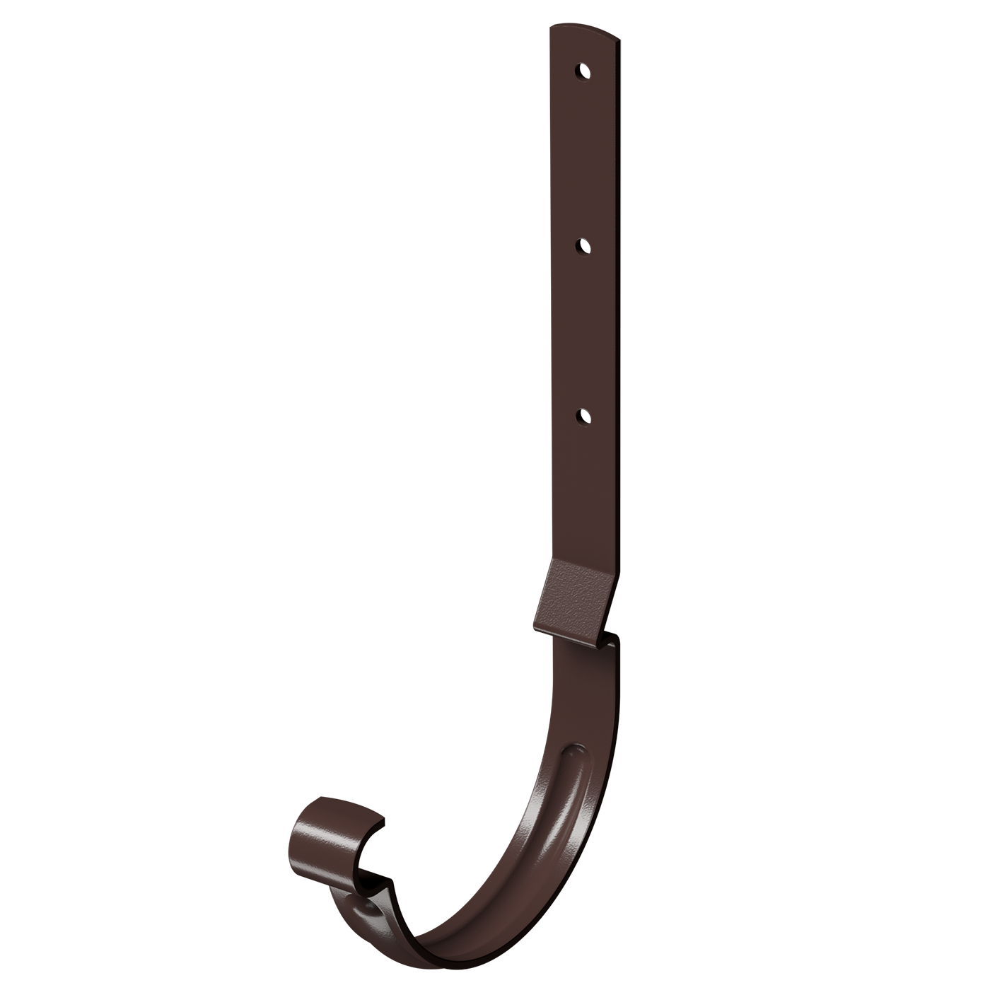 Карнизный крюк длинный Docke STAL PREMIUM сталь (Германия) Шоколад (RAL 8019)
