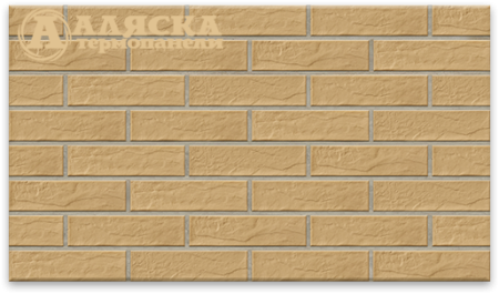 Фасадная термопанель Аляска 04 Sand Rustic
