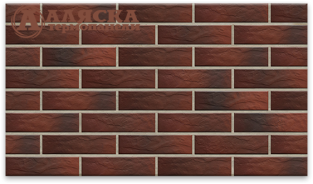 Фасадная термопанель Аляска 12 Cherry Rustic