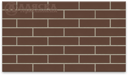 Фасадная термопанель Аляска 15 Braun Glatt