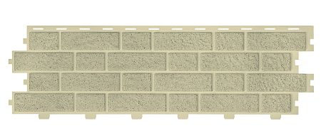 Фасадные панели (цокольный сайдинг) Tecos BRICKWORK Бежевый меланж