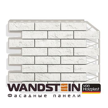 Фасадные панели (цокольный сайдинг) Holzplast Wandstein Кирпич Белый NEW