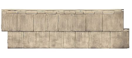 Фасадные панели (цокольный сайдинг) Т-сайдинг коллекция  Сайдинг ЩЕПА ПИХТА ЭКО-2 - Сосна (Урал)