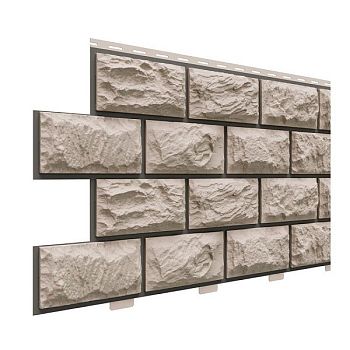 Фасадные панели (цокольный сайдинг) Доломит коллекция Альпийский камень Премиум - Памир