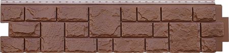 Фасадные панели (цокольный сайдинг) Grand Line Я Фасад «Екатерининский Камень» Гречневый