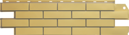 Фасадные панели (цокольный сайдинг) Steindorf коллекция Кирпич - Желтый прокрашенный шов