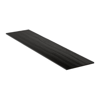 Фиброцементный сайдинг Фибростар wood КС 85- Глубокий черный RAL 9005