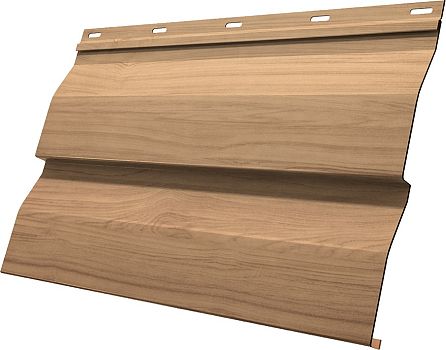 Металлический сайдинг Grand Line Корабельная Доска 0,265 0,45 Принт Элит с пленкой Медовое дерево TwinColor