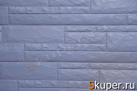  Sidelux (Сайделюкс) Серый Виниловый сайдинг стеновой под камень