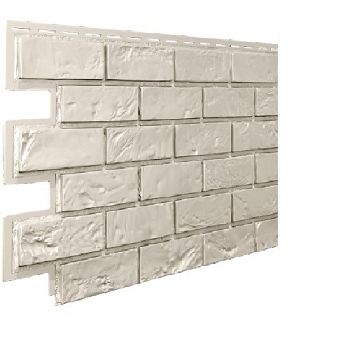 Фасадные панели (Цокольный Сайдинг) Технониколь Оптима Кирпич Слоновая кость БШ