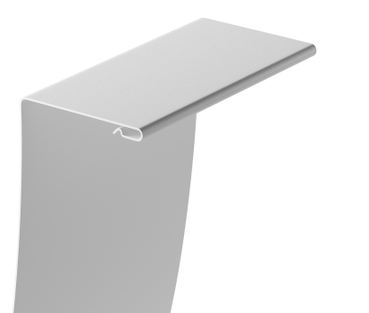 Универсальный околооконный профиль 89/254 мм, Пломбир (белый) длина 3.6м